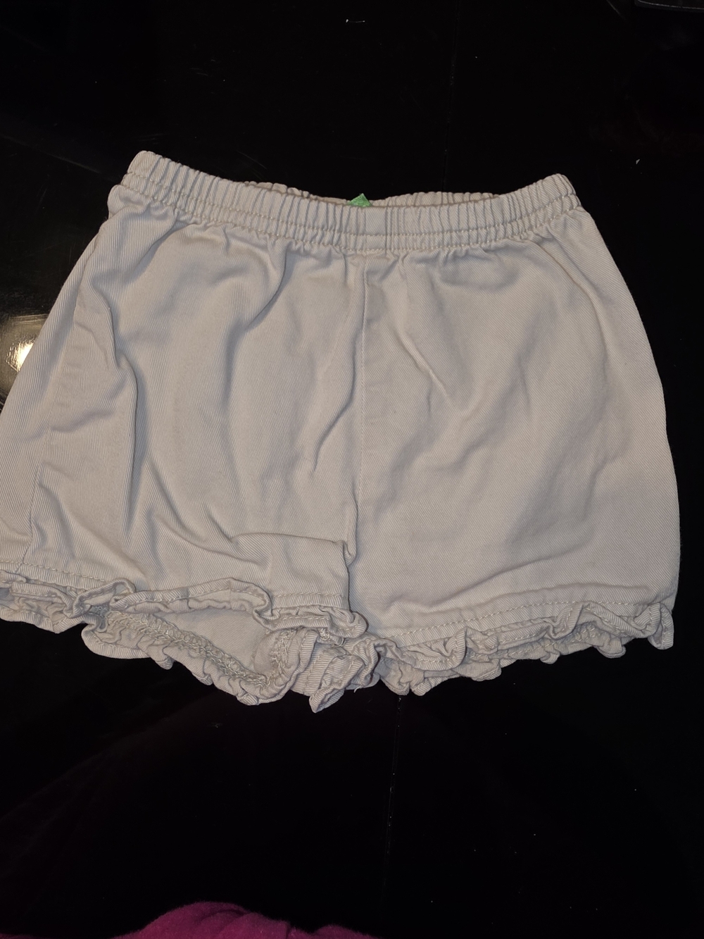 Circo Cream Elastic Waist Shorts with Logo Tag